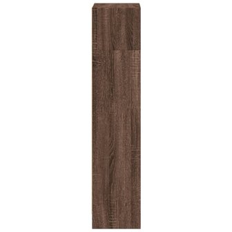 Boekenkast 40x24x109 cm bewerkt hout bruin eikenkleurig 5