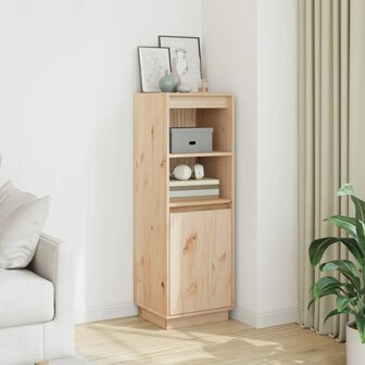 Hoge kast 37x34x110 cm massief grenenhout 1