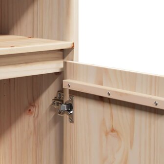 Hoge kast 37x34x110 cm massief grenenhout 9