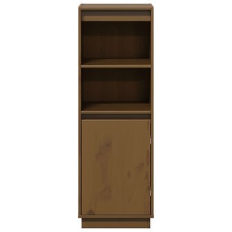 Hoge kast 37x34x110 cm massief grenenhout honingbruin 4