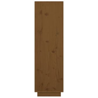 Hoge kast 38x35x117 cm massief grenenhout honingbruin 5