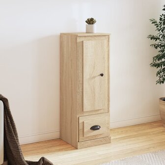 Hoge kast 36x35,5x103,5 cm bewerkt hout sonoma eikenkleurig 1