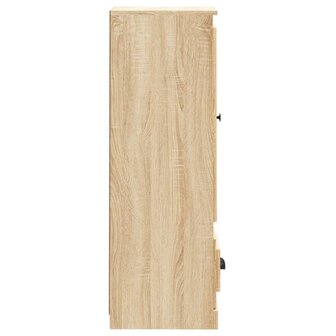 Hoge kast 36x35,5x103,5 cm bewerkt hout sonoma eikenkleurig 6