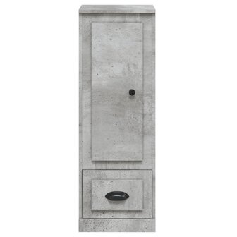 Hoge kast 36x35,5x103,5 cm bewerkt hout betongrijs 5