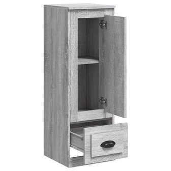Hoge kast 36x35,5x103,5 cm bewerkt hout grijs sonoma eikenkleur 7