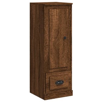 Hoge kast 36x35,5x103,5 cm bewerkt hout bruin eikenkleur 2