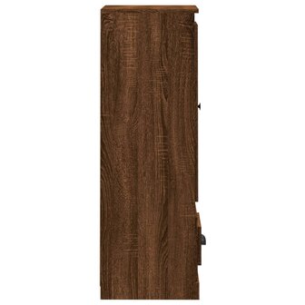 Hoge kast 36x35,5x103,5 cm bewerkt hout bruin eikenkleur 6