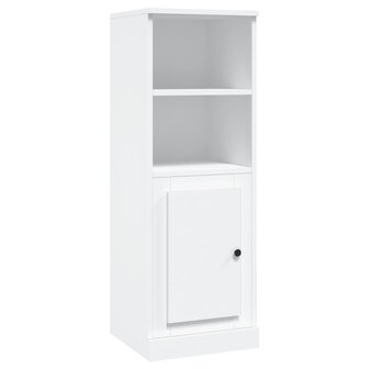 Hoge kast 36,35,5x103,5 cm bewerkt hout wit 2