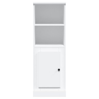 Hoge kast 36,35,5x103,5 cm bewerkt hout wit 6