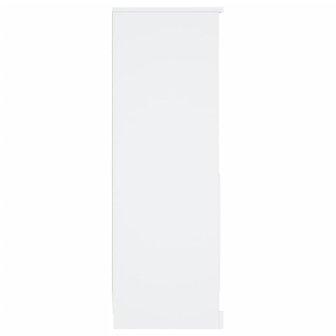 Hoge kast 36,35,5x103,5 cm bewerkt hout wit 7