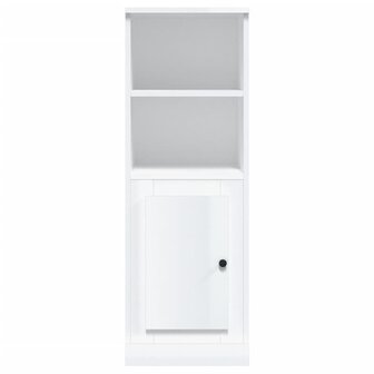 Hoge kast 36x35,5x103,5 cm bewerkt hout hoogglans wit 6