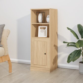 Hoge kast 36x35,5x103,5 cm bewerkt hout sonoma eikenkleurig 1
