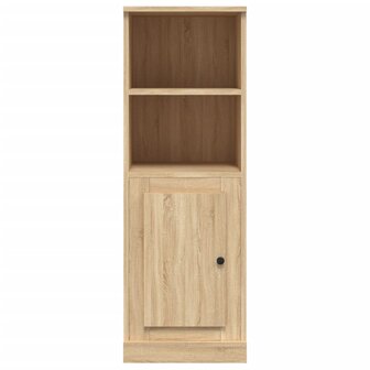 Hoge kast 36x35,5x103,5 cm bewerkt hout sonoma eikenkleurig 6