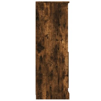 Hoge kast 36x35,5x103,5 cm bewerkt hout gerookt eikenkleurig 7