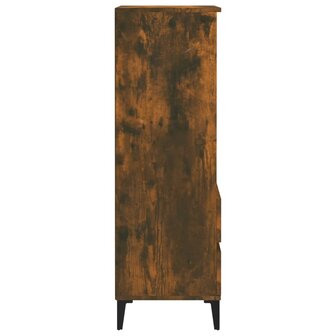 Hoge kast 40x36x110 cm bewerkt hout gerookt eiken 5