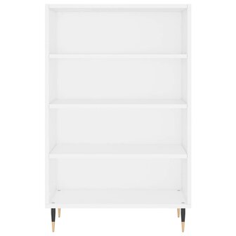 Hoge kast 57x35x90 cm bewerkt hout wit 4