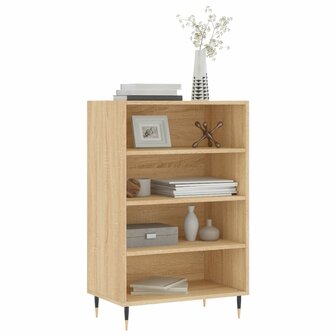Hoge kast 57x35x90 cm bewerkt hout sonoma eikenkleurig 3