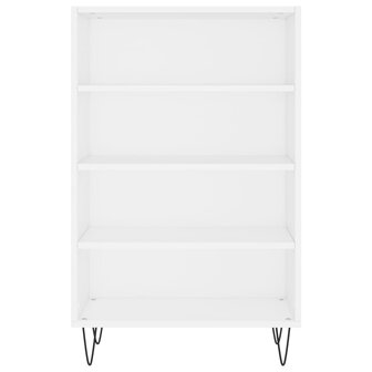 Hoge kast 57x35x90 cm bewerkt hout wit 4