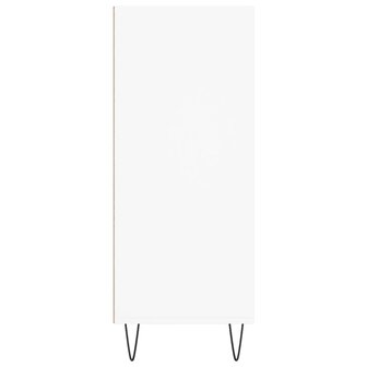 Hoge kast 57x35x90 cm bewerkt hout wit 5