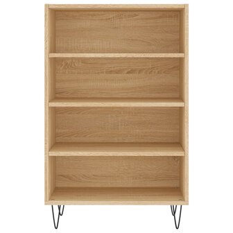 Hoge kast 57x35x90 cm bewerkt hout sonoma eikenkleurig 4