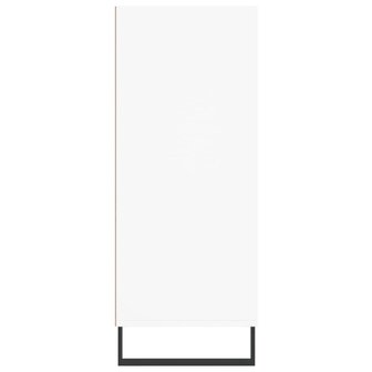 Hoge kast 57x35x90 cm bewerkt hout wit 5
