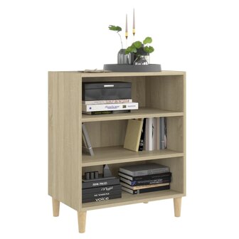 Dressoir 57x35x70 cm bewerkt hout sonoma eikenkleurig 3
