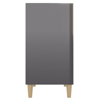 Dressoir 57x35x70 cm bewerkt hout hoogglans grijs 5