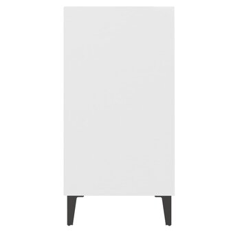 Dressoir 57x35x70 cm bewerkt hout wit 5