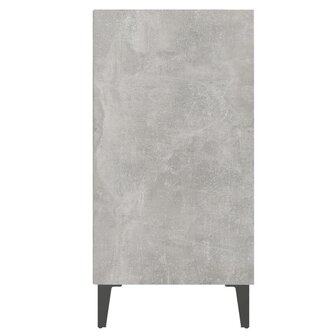 Dressoir 57x35x70 cm bewerkt hout betongrijs 5