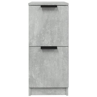 Dressoir 30x30x70 cm bewerkt hout betongrijs 5