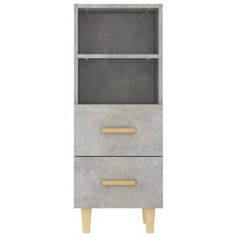 Dressoir 34,5x34x90 cm bewerkt hout betongrijs 6