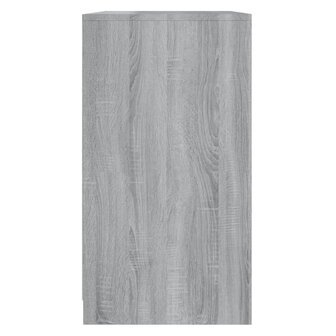 Dressoir 70x40,5x75 cm bewerkt hout grijs sonoma eikenkleurig 6