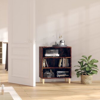 Dressoir 57x35x70 cm bewerkt hout gerookt eikenkleurig 1
