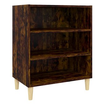Dressoir 57x35x70 cm bewerkt hout gerookt eikenkleurig 2