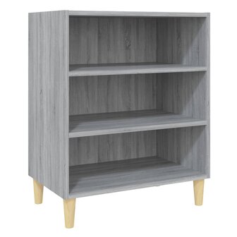 Dressoir 57x35x70 cm bewerkt hout grijs sonoma eikenkleurig 2