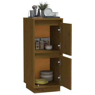 Dressoir 31,5x34x75 cm massief grenenhout honingbruin 4