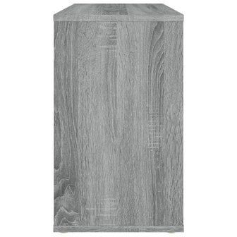 Bijzetkast 60x30x50 cm bewerkt hout grijs sonoma eikenkleurig 4