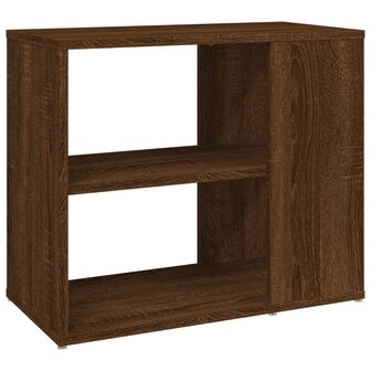 Bijzetkast 60x30x50 cm bewerkt hout bruin eikenkleur 2