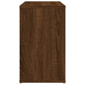 Bijzetkast 60x30x50 cm bewerkt hout bruin eikenkleur 4