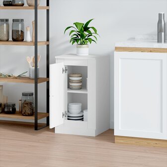 Dressoir 37,5x35,5x67,5 cm bewerkt hout wit 3