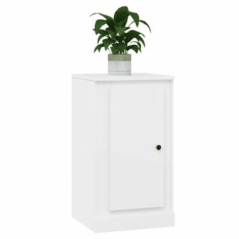 Dressoir 37,5x35,5x67,5 cm bewerkt hout hoogglans wit 4