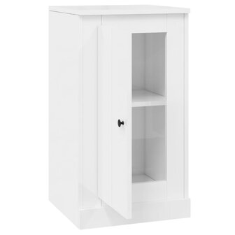 Dressoir 37,5x35,5x67,5 cm bewerkt hout hoogglans wit 6
