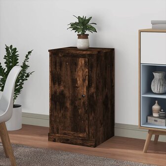 Dressoir 37,5x35,5x67,5 cm bewerkt hout gerookt eikenkleurig 1