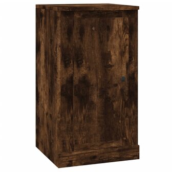 Dressoir 37,5x35,5x67,5 cm bewerkt hout gerookt eikenkleurig 2