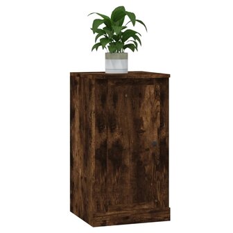Dressoir 37,5x35,5x67,5 cm bewerkt hout gerookt eikenkleurig 4