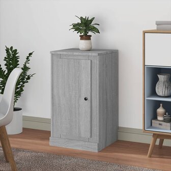 Dressoir 37,5x35,5x67,5 cm bewerkt hout grijs sonoma eikenkleur 1