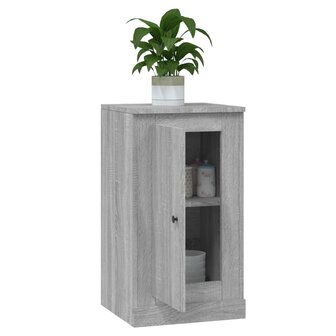 Dressoir 37,5x35,5x67,5 cm bewerkt hout grijs sonoma eikenkleur 5