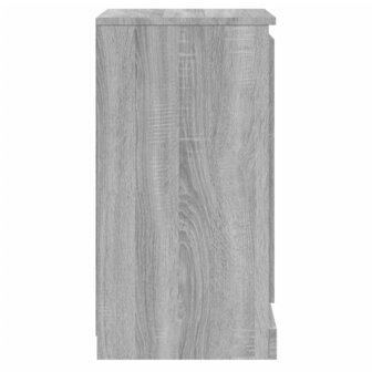 Dressoir 37,5x35,5x67,5 cm bewerkt hout grijs sonoma eikenkleur 8