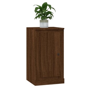 Dressoir 37,5x35,5x67,5 cm bewerkt hout bruin eikenkleur 4