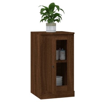 Dressoir 37,5x35,5x67,5 cm bewerkt hout bruin eikenkleur 5